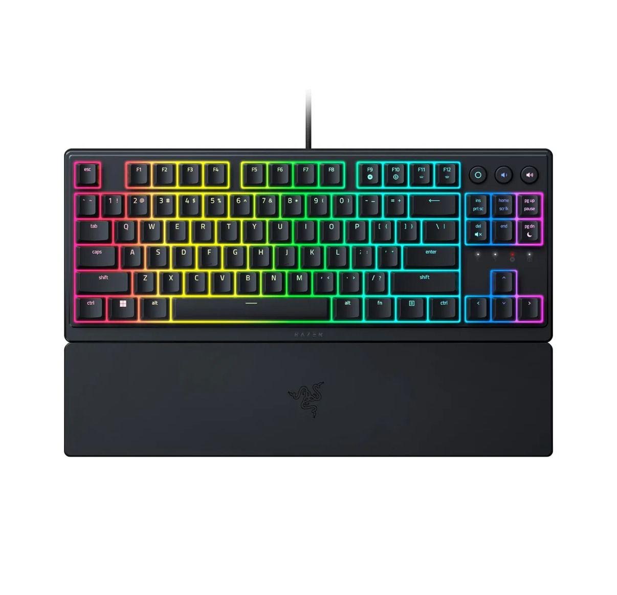 Razer Ornata V3 TKL Gaming Keyboard: Low-Profile Keys - Mecha-Membrane Switches
