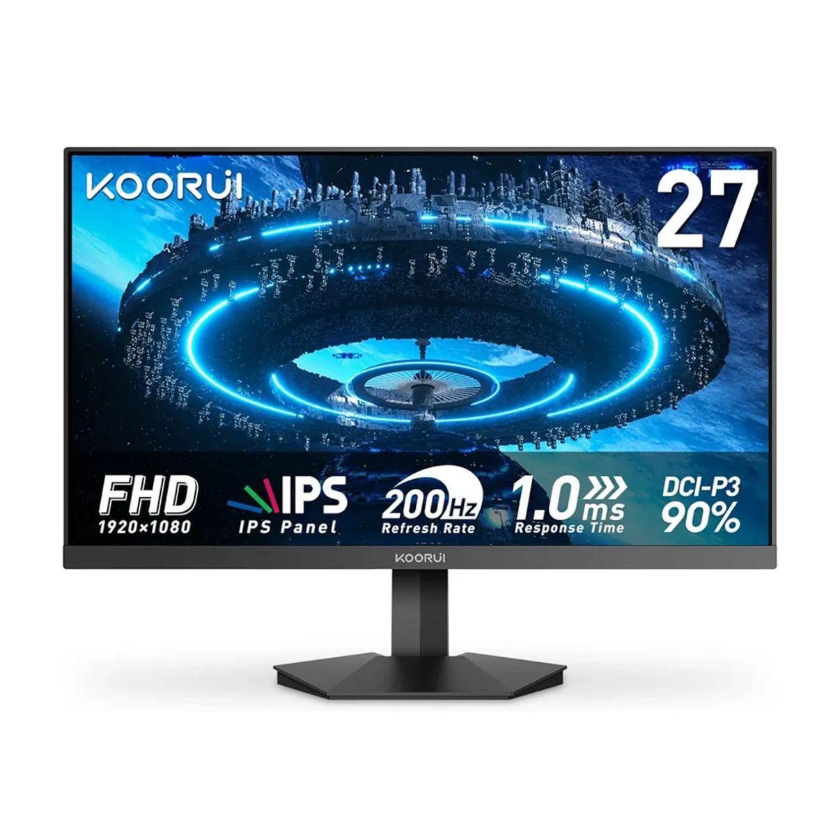 KOORUI G2411P 24" Fast IPS
200Hz FHD HDR400 Display
Gaming Monitor