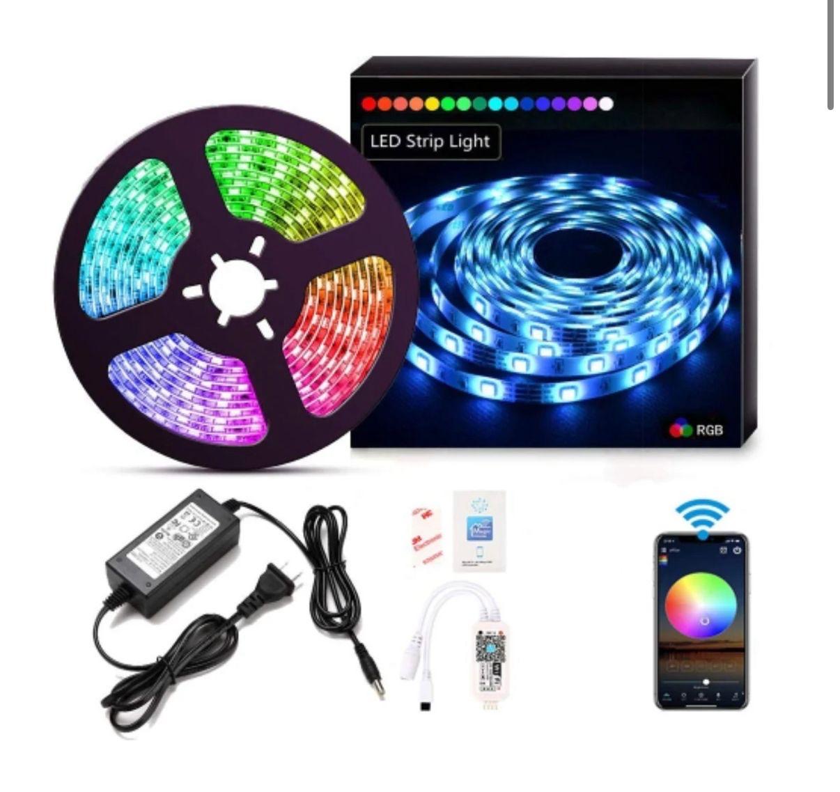 Marvelights LED Strip Lights
WiFi Wireless Smart Phone APP
Controlled RGB Light Strips Kit