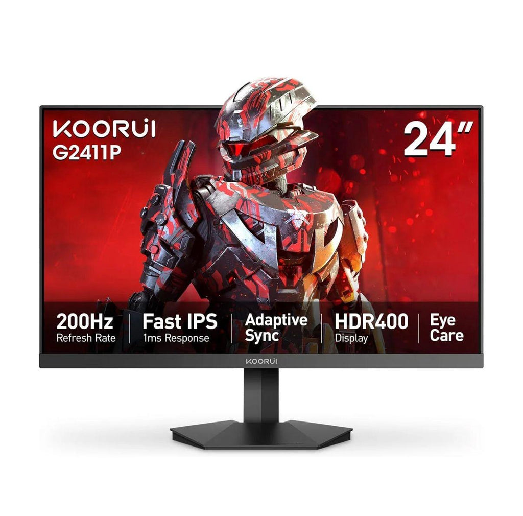 KOORUI G2411P 24" Fast IPS
200Hz FHD HDR400 Display
Gaming Monitor