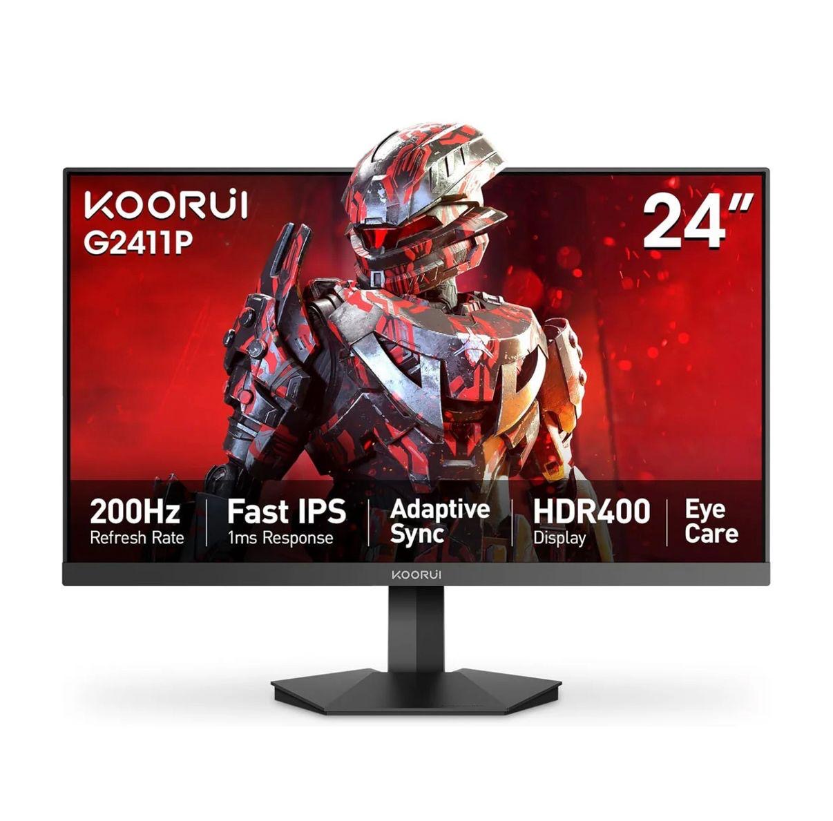 KOORUI G2411P 24" Fast IPS
200Hz FHD HDR400 Display
Gaming Monitor