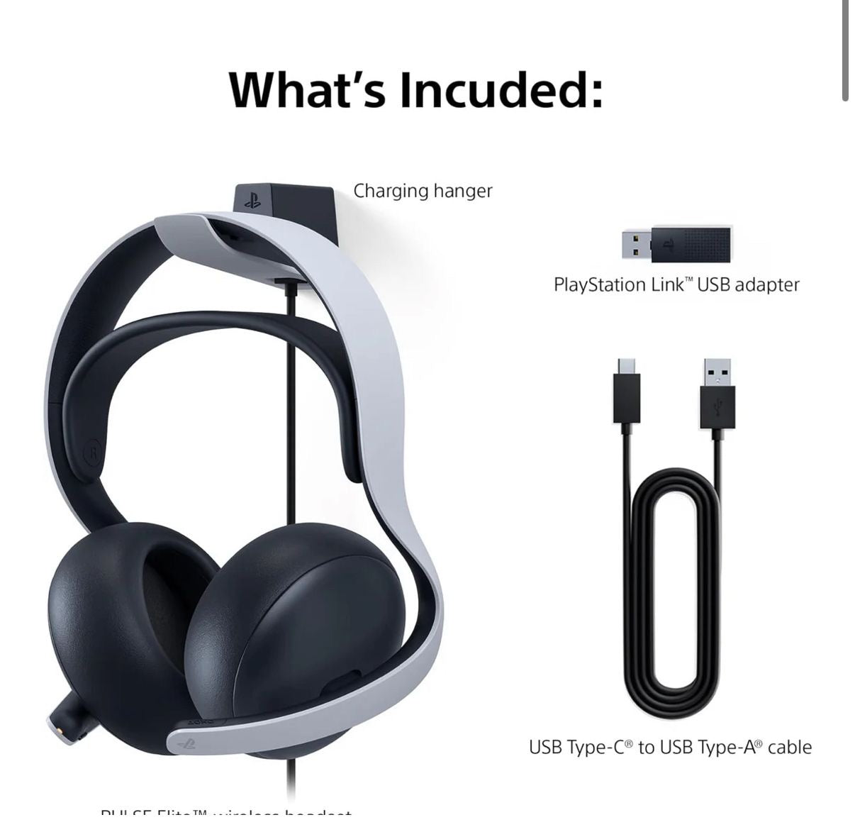 Sony PULSE Elite Wirless Headset