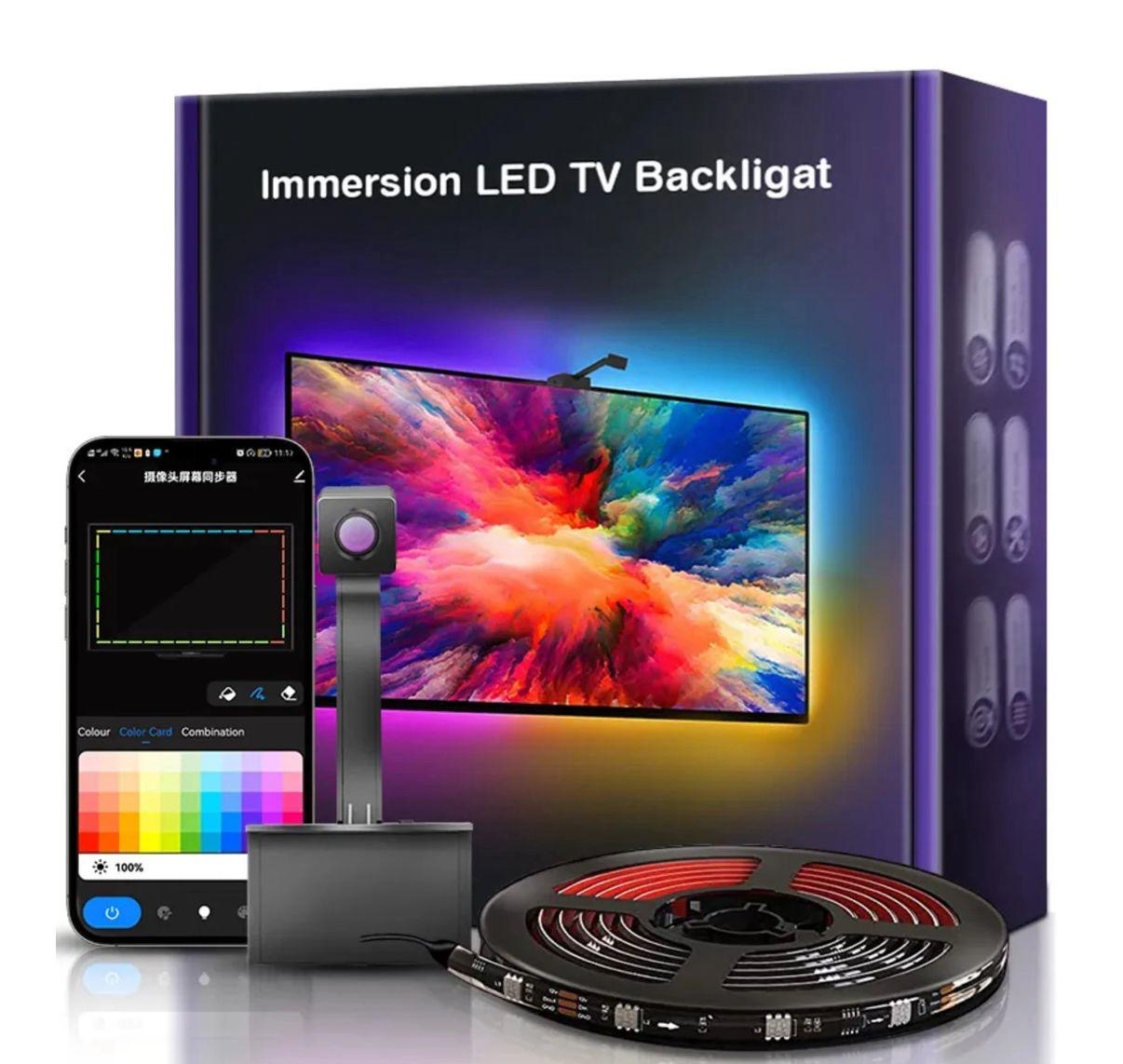 Tuya RGBIC TV Backlight Strip
Color Sync Lens Version