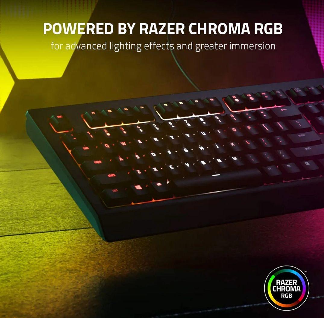 Razer Cynosa V2 Membrane Gaming Keyboard with Razer
Chroma RGB